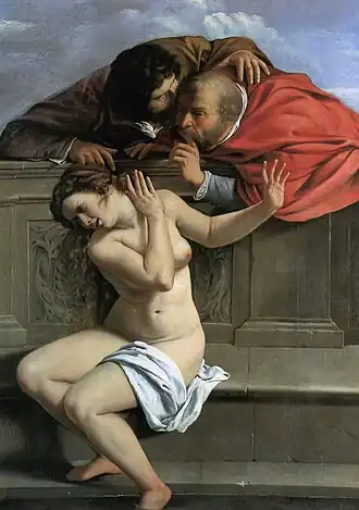 Suzanne et les Vieillards, vers 1610 – Château Weissenstein, Pommersfelden.