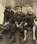 Three happy boys, 1889.