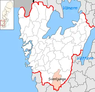 Localisation de Svenljunga