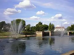 La Šventoji au centre de la ville