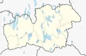 (Voir situation sur carte : comté de Kronoberg)