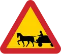 Charrettes tirées par des chevaux