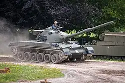 Char 61 au Tankfest 2012 du musée des Blindés de Bovington, Royaume-Uni