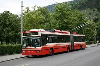 Le prototype Swisstrolley 1, ici en 2008 toujours en service commercial