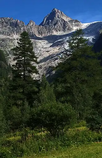 Vue depuis le nord-ouest.