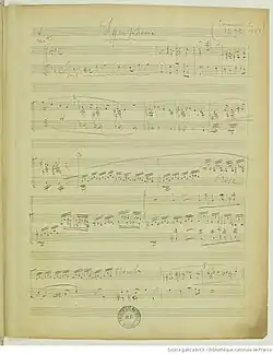 Image illustrative de l’article Symphonie en ré mineur de César Franck