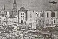 Ruines de la synagogue en 1941