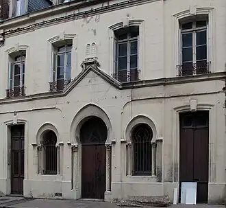 Façade, 29 rue Grémont, à Elbeuf.