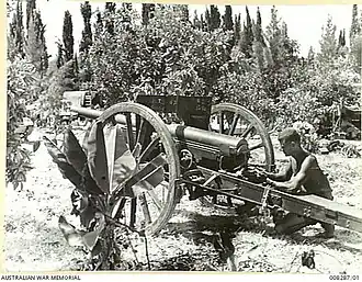 Image illustrative de l’article Régiment d'artillerie métropolitaine du Levant