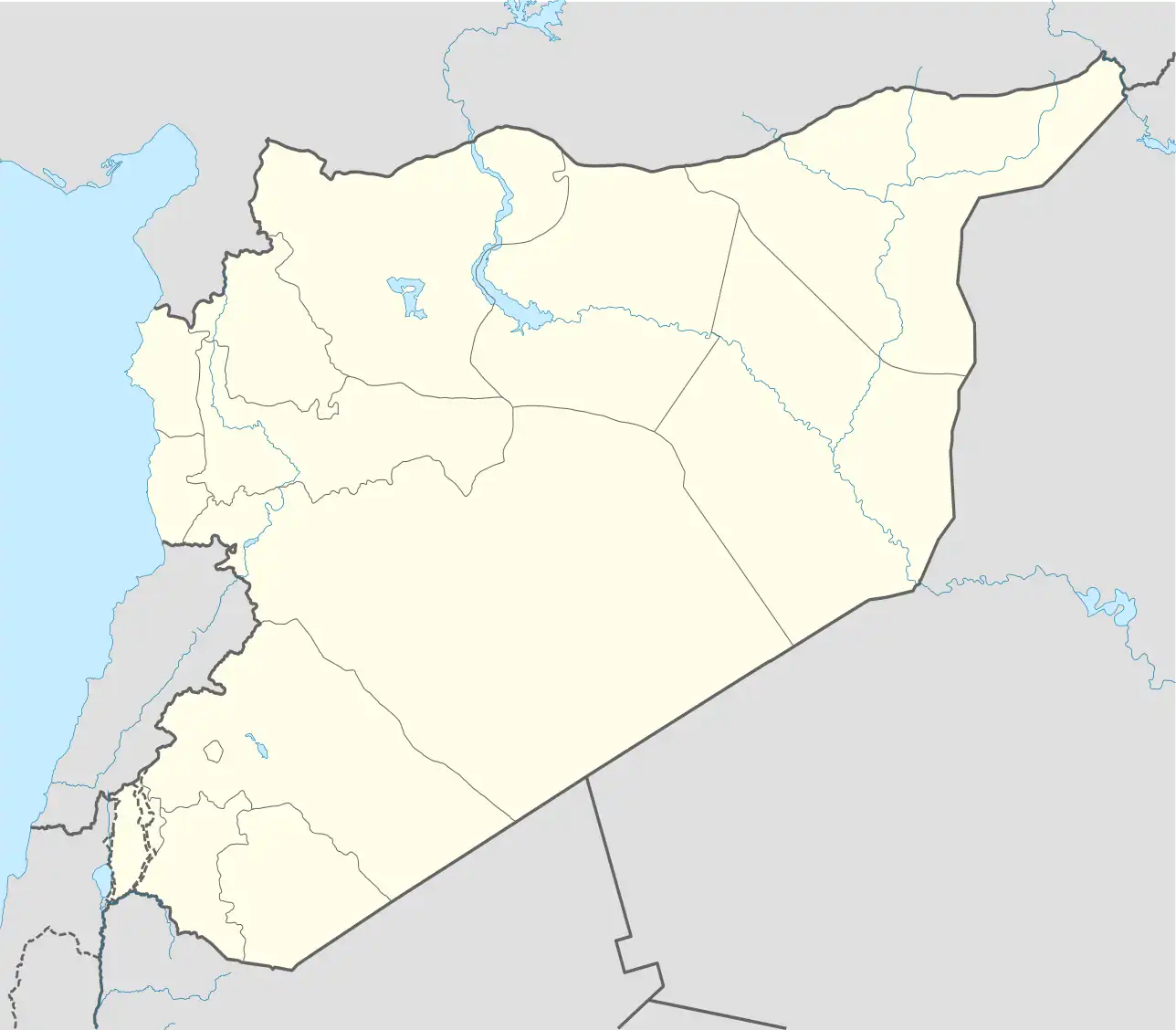 Voir sur la carte administrative de Syrie