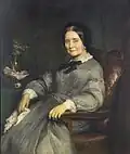 Mme Chrisitan Fuchs née Johanna Szepessy (1787-1869) par Bertalan Székely, Galerie nationale hongroise