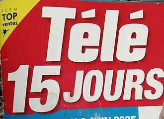 Image illustrative de l’article Télé 15 jours