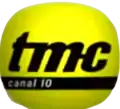 Logo de TMC de 1963 à 1973 avec l'indicatif Canal 10.