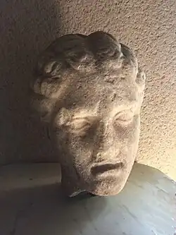 Tête de jeune fille gallo-romaine.