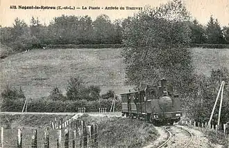 Corpet-Louvet (no&nbsp;856-1901) no&nbsp;11 "Mignières" des Tramways d'Eure-et-Loir.