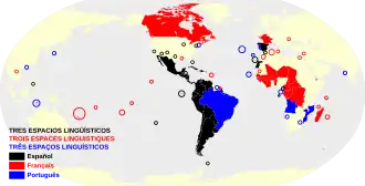 Image illustrative de l’article Trois Espaces linguistiques
