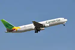 TJ-CAC, avion de la Cameroun air compagnie.