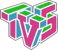 Logo de TV5 du 2 janvier 1984 au 5 septembre 1988.