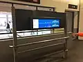 Nouveau tableau de repérage des voitures à base de TFT installé en gare de Cannes.