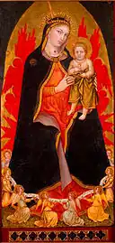 Vierge et Enfant avec anges,Harvard Art Museums.