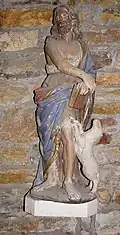 Statue de saint Jean-Baptiste.