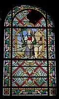 Vitrail de sainte Germaine Cousin.