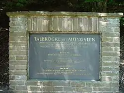 Plaque commémorative.