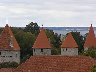 Tour de Köismäe, tour Plate, tour Epping et tour derrière Grusbeke.