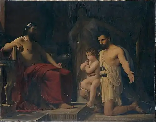 Thémistocle se réfugie chez Admète, 1885, musée de Grenoble.