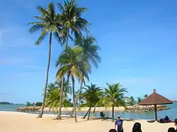 Tanjong Beach, sur l'île de Sentosa.