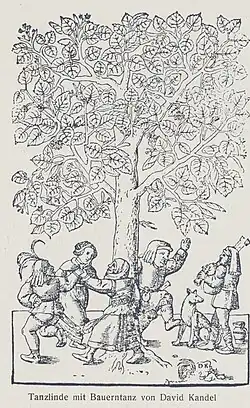 Tilleul de danse avec  une danse paysanne  de David Kandel.
