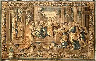 Jésus au milieu des docteurs de la Loi.