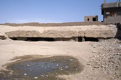 Cour de la tombe d'Antef&nbsp;Ier