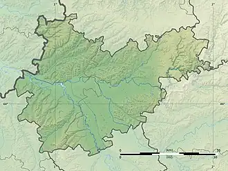 Voir sur la carte topographique de Tarn-et-Garonne