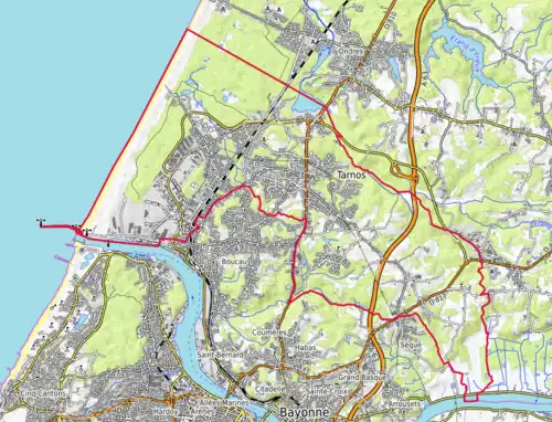 Carte topographique.