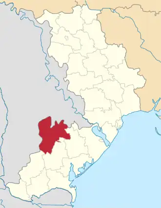 Localisation de Raïon de Taroutyné