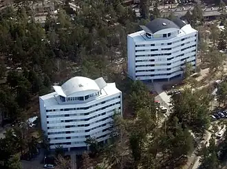 Taskumattitalot à Tapiola, Espoo.