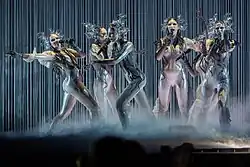 Description de l'image Tautumeitas at ESC2025 for Latvia 11.jpg.