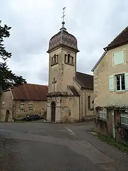 Le clocher de l'église.