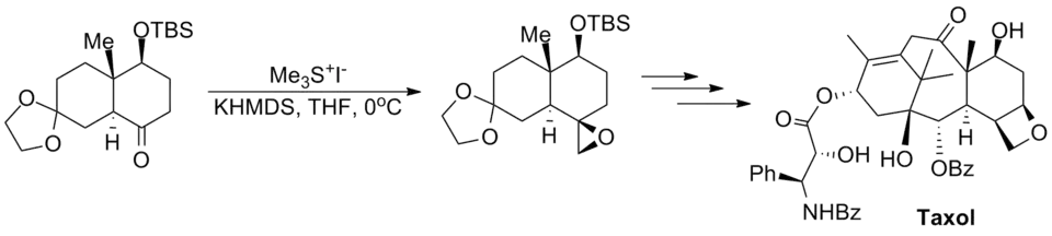 Taxol synthesis CCR step