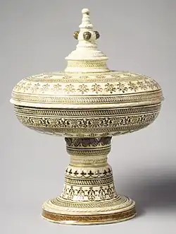 Anonyme, Coupe avec couvercle, c.1550-1555, New-York, MET.