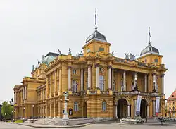 Zagreb , ville hôte en 1990 pour la Yougoslavie.