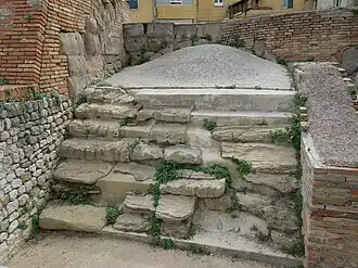 Des vestiges de l'intérieur.