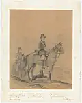 Twee ruiters te paard