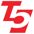 Logo de Tele 5 du 22 septembre 2005 au 7 janvier 2010