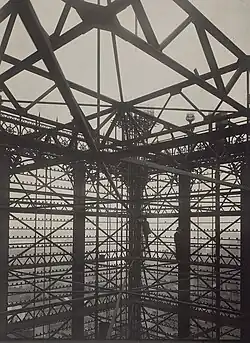 La structure intérieure de la tour.