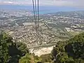Telepherique du Saleve looking down from the top