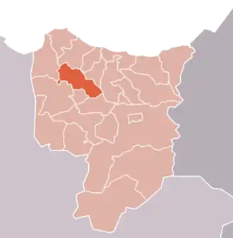 Localisation de Temsamane