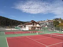 Site de l'Espace des bains près des tennis