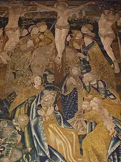 Tenture de la collégiale Saint-Barnard (détail)